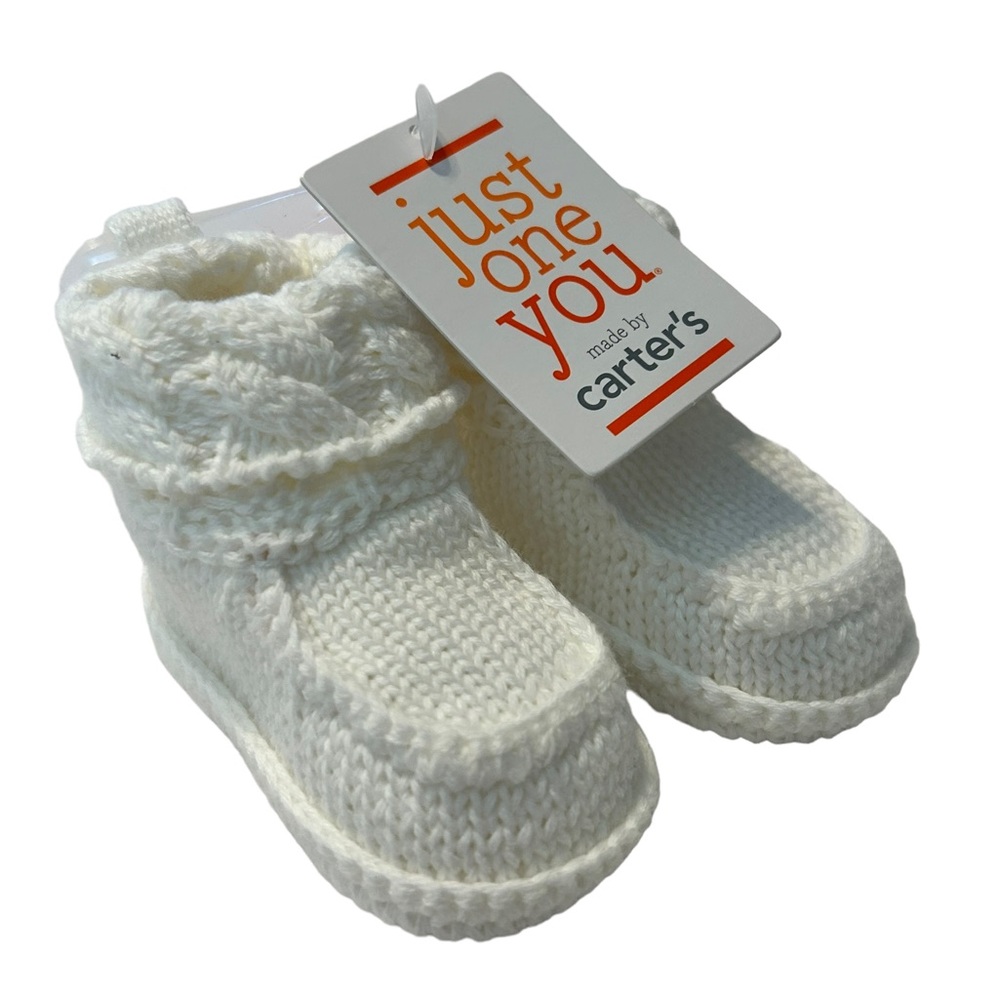 Carters Newborn Croquet Crib Shoes.
